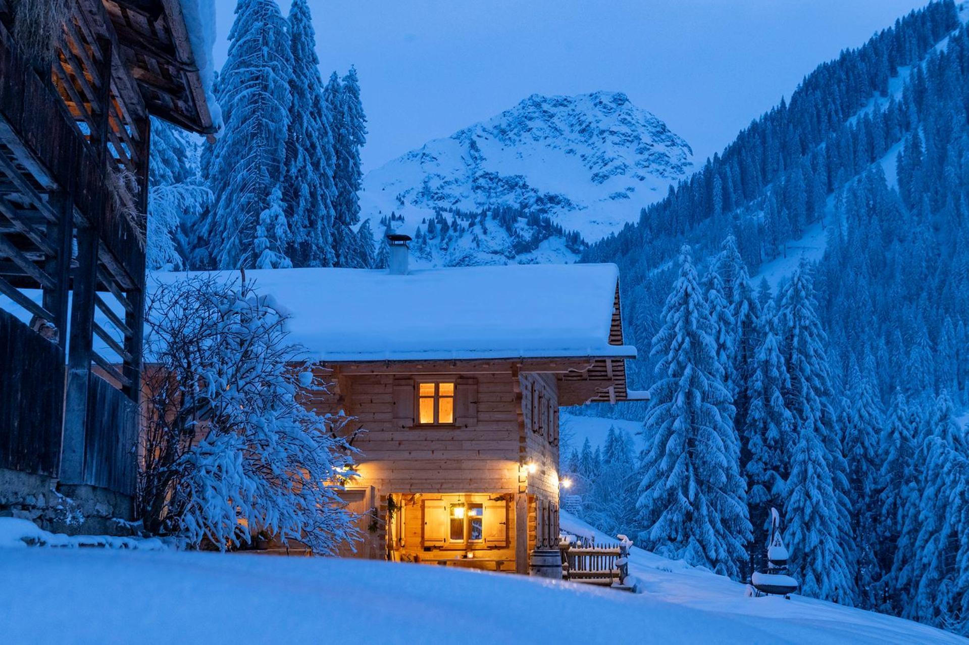 Chalet Berghaus Manuaf Villa Schruns Luaran gambar